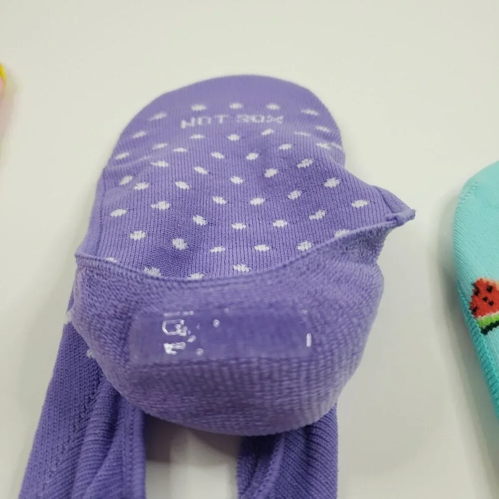 Hot Sox Women's Summer Liner Socks in Pink/Purple/Blue - One‎ Size